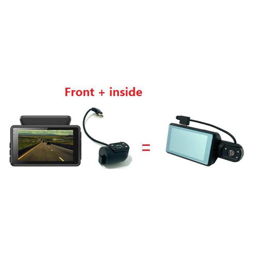 3,0 Zoll IPS FHD Auto DVR Kamera Nachtsicht G-Sensor Schleifen-Fahr-Aufzeichnungsgerät Dual-Objektiv Weitwinkel Fahrzeugparken Rückwärtsfahren Dashcam