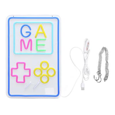 Gaming Neon Sign Acrylic LED Dimmable USB Handheld Game Console Neon Light Wall Decor for Teens