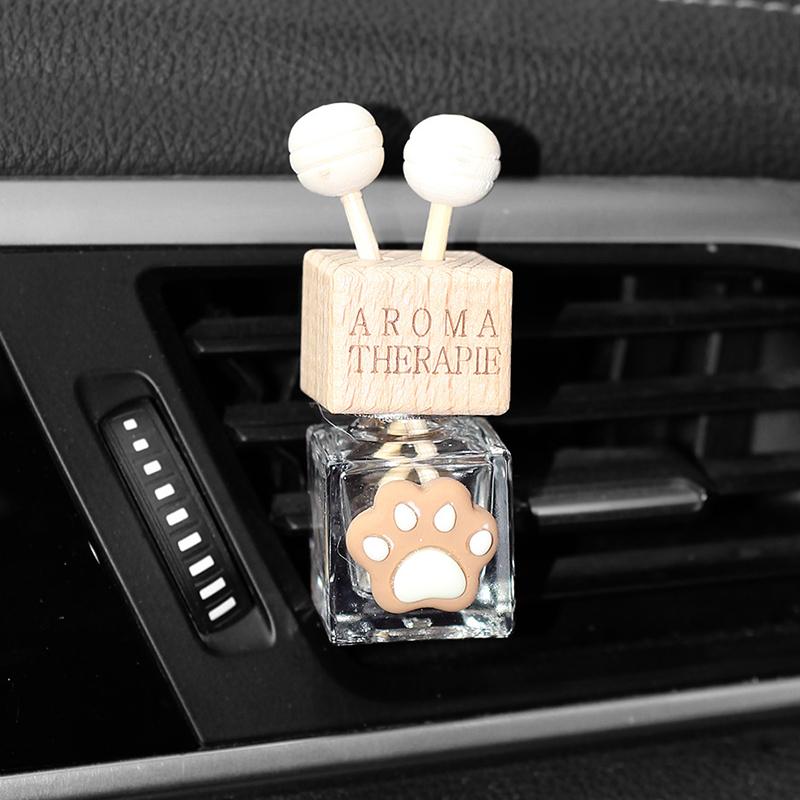 Empty Bottle Empty Essential Oil Diffuser Bottle Car Air Purifier, Car Perfume Diffuser Bottle Aromatherapy Fragrance Ornament