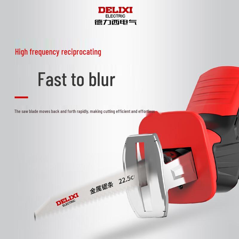 Delixi Electric Cordless Reciprocating Saw CN plug (adapter included)