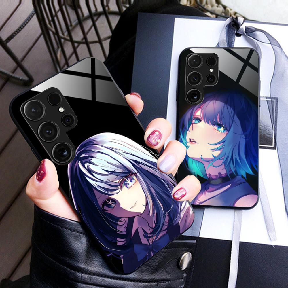 Oshinoko Akane Kurokawa Phone Case for Samsung Galaxy S26 S25 S24 S23 S22 S21 S20 Note20 Plus FE Ultra Glass Colorful Cover