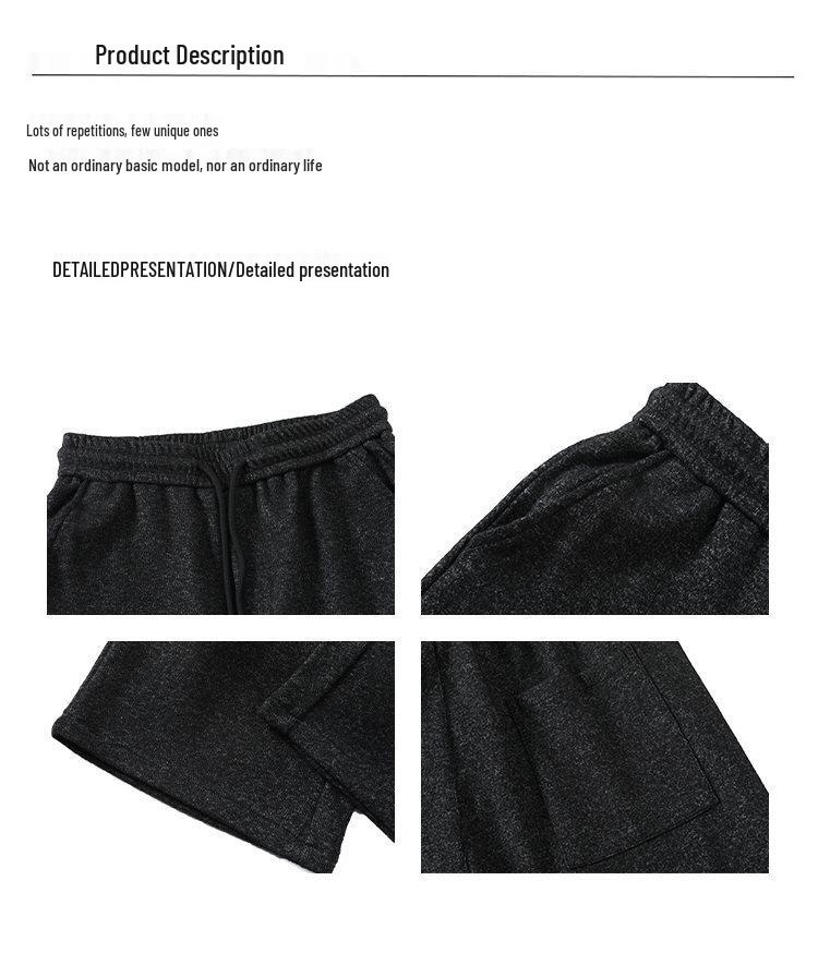 Douyin Porcelain-Style Curved Leg Sweatpants 2026 - New Unisex Spring Sports Pants, Hong Kong Style