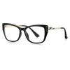 Premium Square Cat-Eye Shaped Presbyopia Eyeglasses Stylish Clear Glasses TR90 Big Frame Anti Blue Light Diopter Eyeglass Leesbrillen