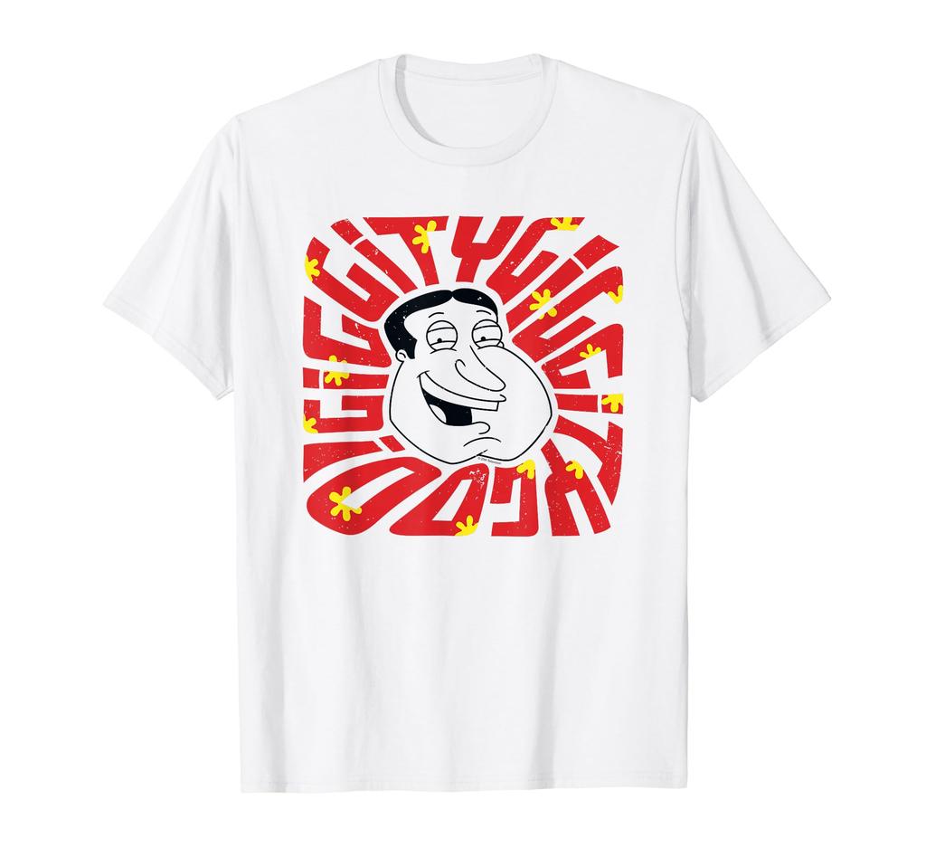 Family Guy Quagmire Groovy Giggity Giggity Goo Funny Cartoon T-shirt