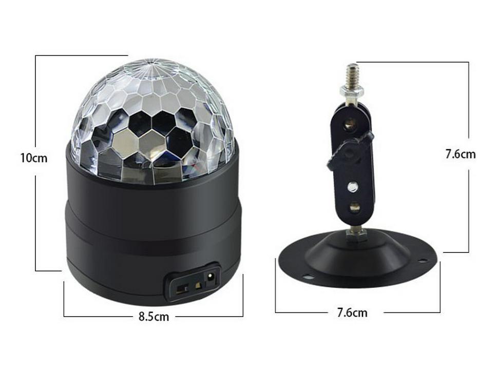 USB Rotating LED Disco Ball Party Light