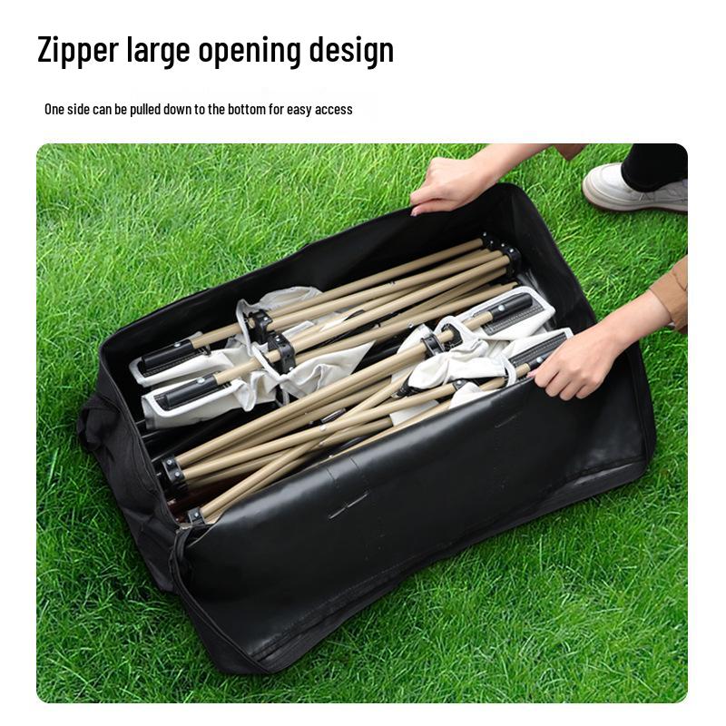 Large Capacity Outdoor Gear Bag - Oxford Cloth, Multi-functional, Portable for Camping, Picnic, Travel, and Equipment Storage.