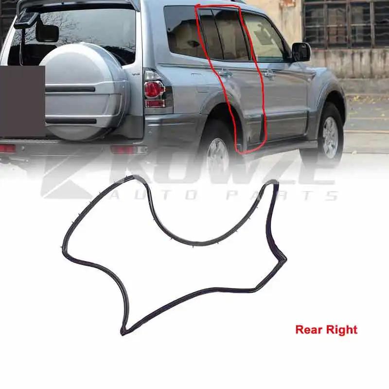 Door Panel Weatherstrip Opening Rubber OTR Sealing for Mitsubishi Pajero Montero Long Wagon Shogun V7# V9# 2000-2006 2008 2011
