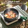 Camping Cookware Set, 8-Piece Ultralight Kit for 2 People, Grey