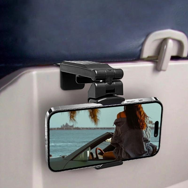 Adjustable Phone Mount with Multi Directional Rotation Travel Phone Holder Stand for Suitcase Desk Travel Accessories