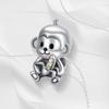 Creative Copper Cute Cartoon Holding Banana Monkey Charm Fit Diy Bracele Women'S Zoo Play Jewelry Accessories