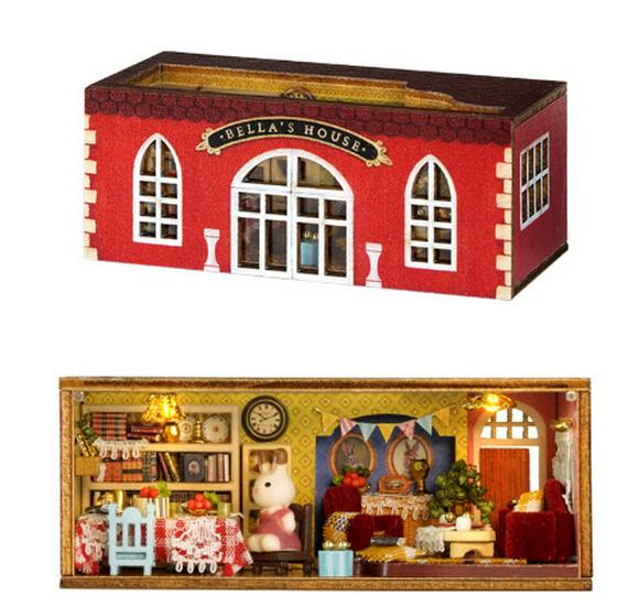 Handmade Mini House Gift: Personalized Building Blocks for Boyfriend/Girlfriend's Home Decor