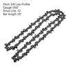 14 Inch 52 Chain Link Chainsaw Saw Drive Link Link 3 / 8lp  Caliber Saw Blade for Garden Tools