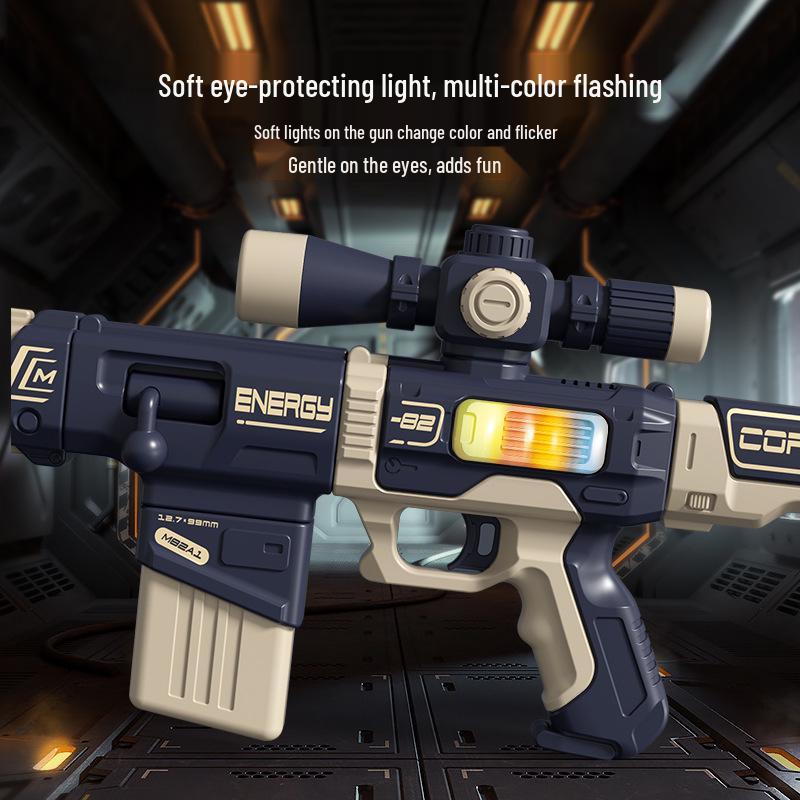 Magnetic Toy Gun with Creative Design and Electric Sound Effects, Ideal Children's Gift for June 1st Birthday.