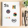 10/50pcs Taekwondo Stickers Taekwondo graffiti Stickers for DIY Luggage Laptop Skateboard Motorcycle Bicycle Stickers