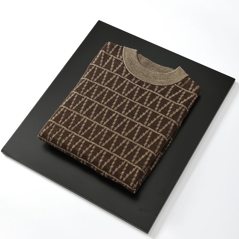 Mens Casual Loose Fitting Knitted Yarn Ugly Christmas Crewneck Sweaters Holiday Party