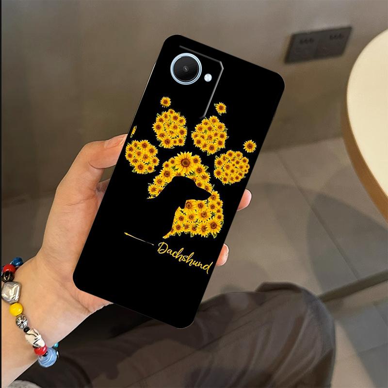 Dachshund Dog Animal Case For Realme C71 C75 C55 C51 C53 C25 C63 C61 C65 C67 GT6 GT7 Pro 11 12 13 14 15 Pro Plus