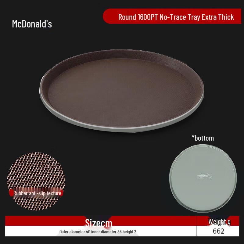 Zhao Ran Anti-slip Plastic Serving Tray