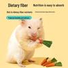 Small Animal Teeth Grinding Carrot Snacks - Hamster, Rabbit, Chinchilla Toy for Boredom Relief