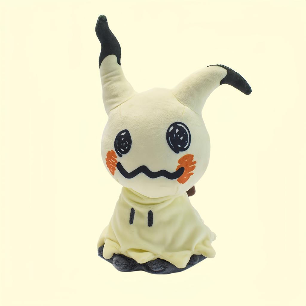 Halloween Mimikyu Plush Toy Set - Large & Small Stuffed Dolls with Backpack Bundle, Spooky Pokémon Collectible Gift for Kids