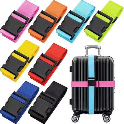 Adjustable Luggage Strap Travel Accessories Suitcase Supplies Fixed Belt 1 Pieces Packing Straps Suitcase Seat Belts