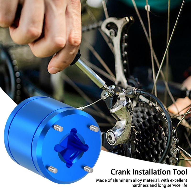 Bicycles Crank Puller Bike Crankset Arm Puller Professional Compact Aluminum Alloy Multifunction Pulling Tool For Removing
