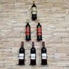 Wall Mount Wine Rack for Single Wine Bottle Holder for Home Bar Kitchen Storage