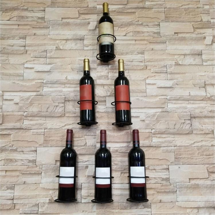 Wall Mount Wine Rack for Single Wine Bottle Holder for Home Bar Kitchen Storage