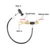 CO2 Cylinder Refill Adapter with Hose for Sodastream Filling G1/2 24in Hose with Valve