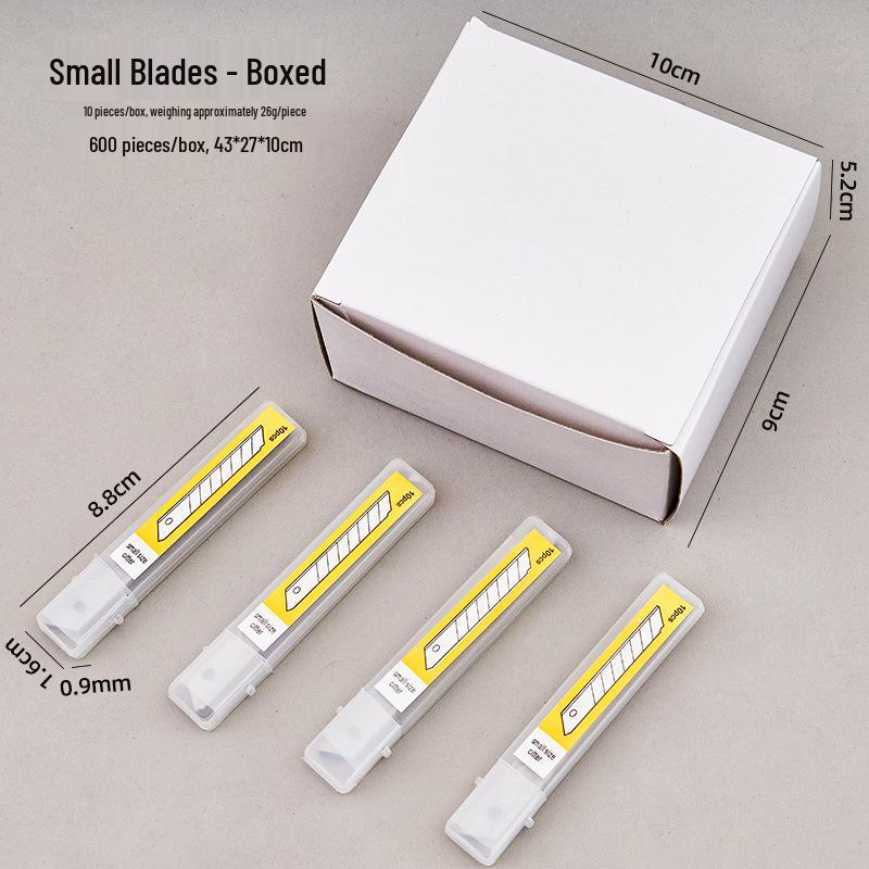 Compact Office Stationery Knife - Manual Paper Cutter for Carton Opening