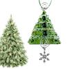 Christmas Tree Shaped Decor Tree-Shaped Christmas Decor Decorative Pendant Christmas Tree Ornaments For Holiday Cheer Christmas
