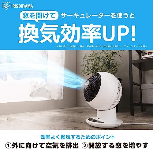 Irish Ohyama PCF-C15T Circulator Silent Remote Control and Timer