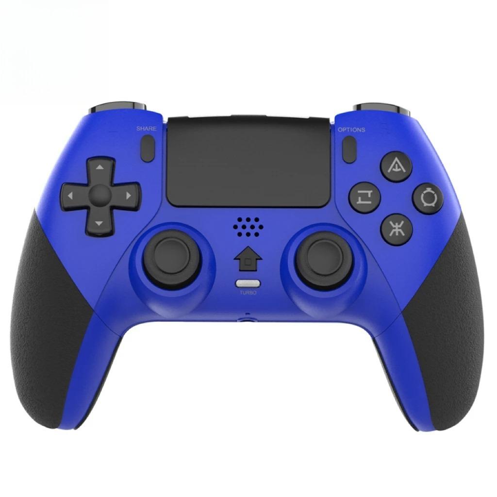 Wireless Gamepad Controller for PS4 with Motorized Vibration Body Sensing 6-Axis Continuous Firing Function