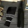 Beer Mittens Gloves Fingerless Insulating Knit Mitt For Cold Drinks Comfortable Striped Beer Bottle Mittens Left & Right Hand