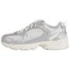 530 Silver Metallic Reflection Unisex Sneakers White U5303IR