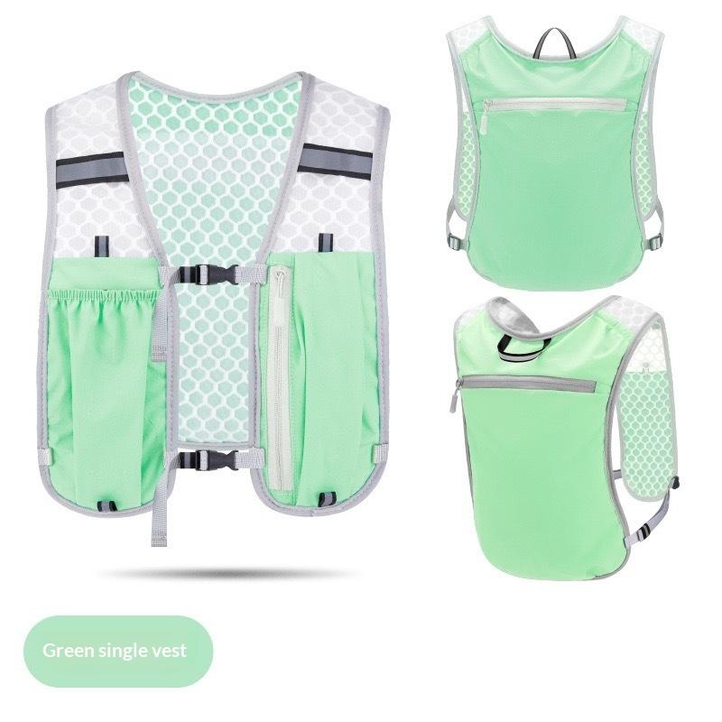 Running Water Bottle Storage Vest Lightweight Running Vest Reflective Hydration Water Chest Pack With Phone Holder