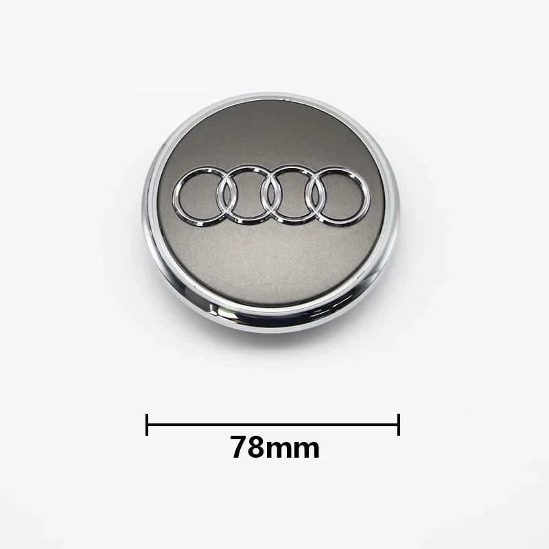 2026 4pcs 60mm 61mm 69mm 68mm 77mm Car Styling Wheel Center Cap Hub Covers Badge 4B0601170 For Audi A3 A4 A5 A6 A7 A8 S6 Accessories
