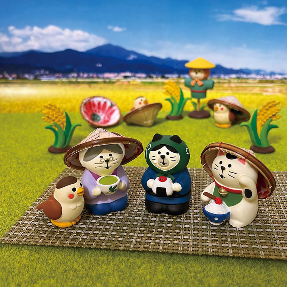 Decor Corporation Concombre Thief Cat Rice Ball Size Approx. W2.8 D2.8 H4.3 ZCB-35808