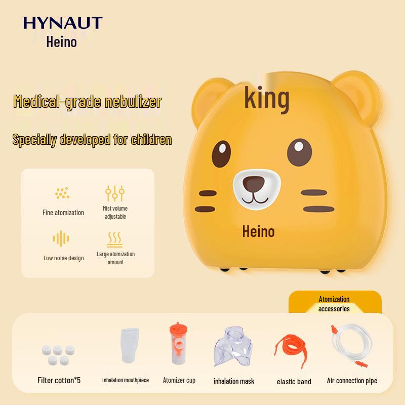 Haisihainuo Portable Compressor Nebulizer for Home Use - Relieve Phlegm & Cough in Children & Adults