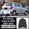 Per Skoda Fabia 5J MK2 2007-2014 Adesivi Montanti B/C - Rivestimento Decorativo Finestrino in PC per Montante Centrale, Accessori Esterni Auto 2008