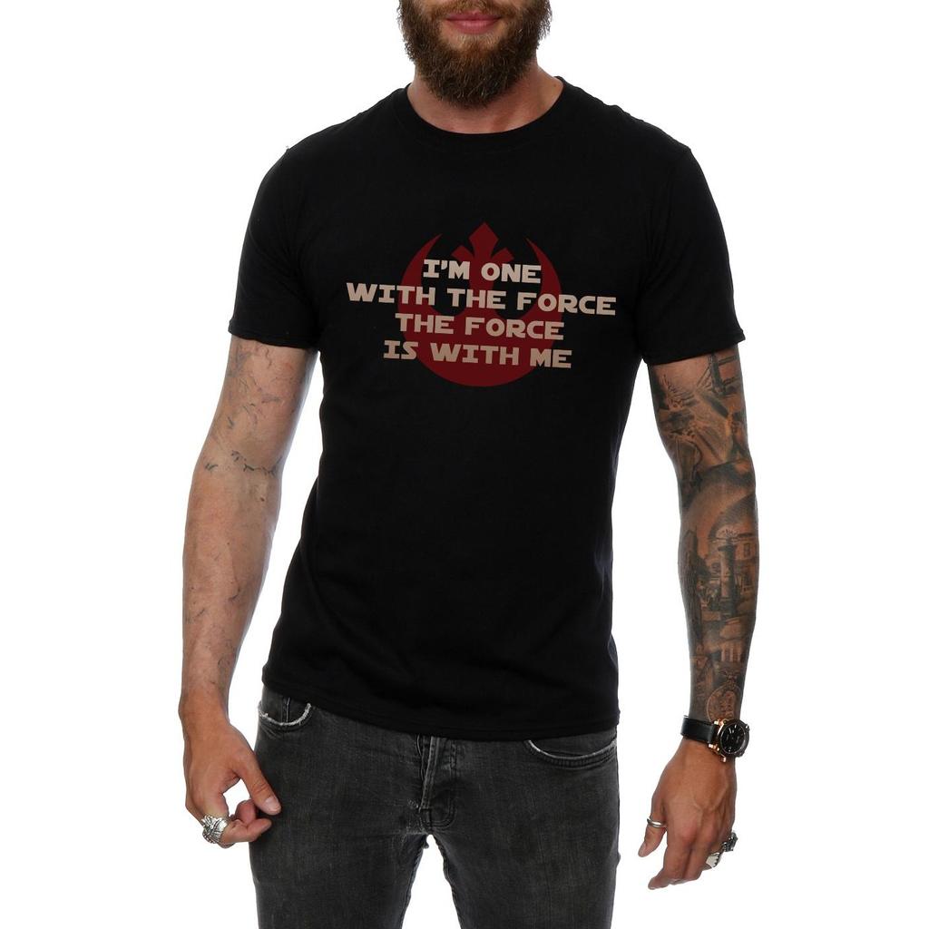 Star Wars Mens Rogue One I´m One With The Force Red T-Shirt