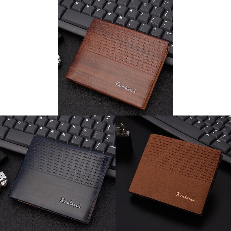 Stylish New Men's Wallet Slim Korean Design With Multiple Card Slots In Pu Leather