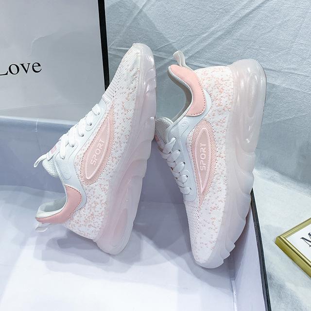 Women 'S Sneakers Tennis Female Breathable Mesh Luminous Sports Shoes Lightweight Running Luxury Designer Shoe Woman Trainers