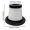 8 Stück Staubsaugerfilter Ersatz Gefalteter Typ Reinigungszubehör Küchenaufsatz Ersatzteil Auto