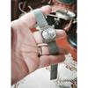 Used LONGINES White Gold Silver Dial Dress Type Mesh Belt