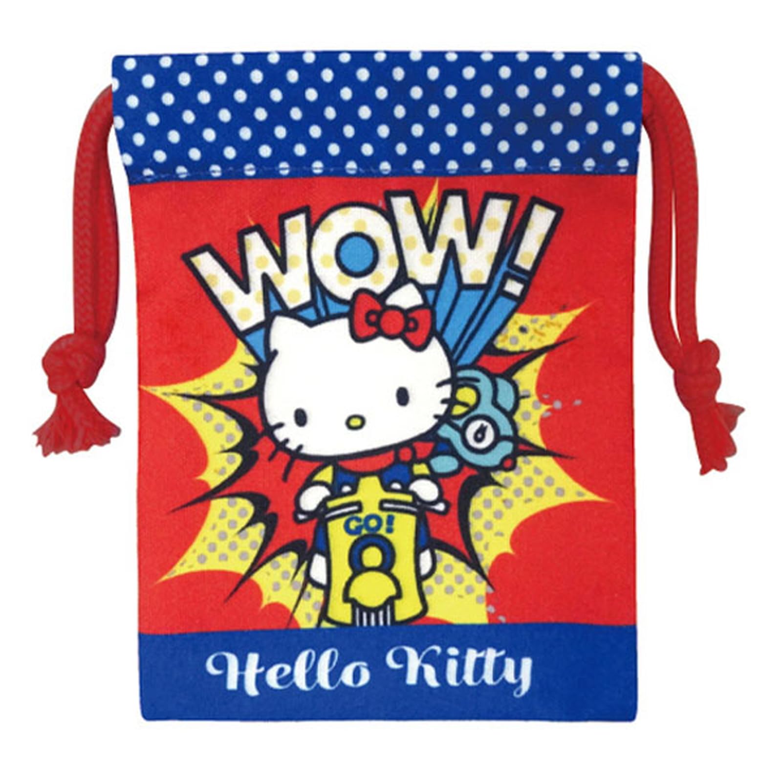 Персонажи компании K Sanrio (Урожай ретро) Мини-сумка на шнурке Hello Kitty SAV-MKC-KT