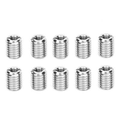10Pcs Thread Inserts Reducing Nut Repair Tool Male Female Stainless Steel Fastener Hardware