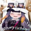3D Printed Ninomae Inanis holoEN Duvet Cover Anime Bedding Set Double Twin Full Queen King Adult Kids Bedclothes Quilt Cover