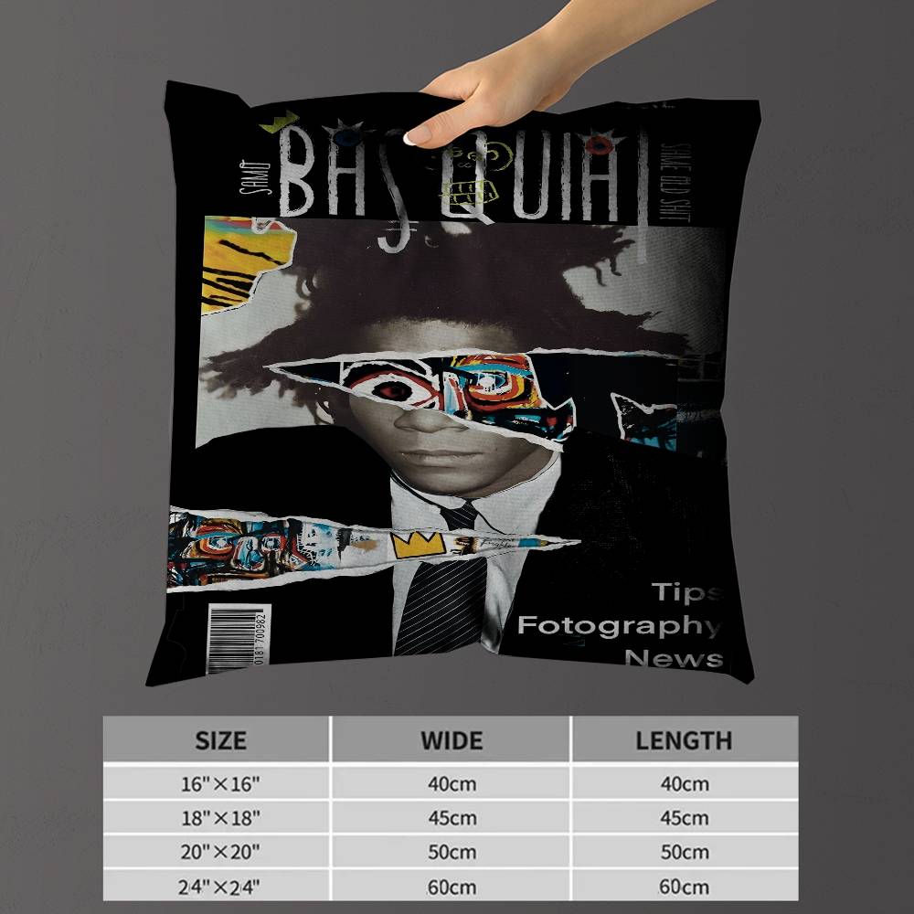 

JJeanMichel Basquiats Art Maple Design Cushion Cover Happy Autumn Harvest decor Holiday Decorati Pillow Cover 30x30 cm