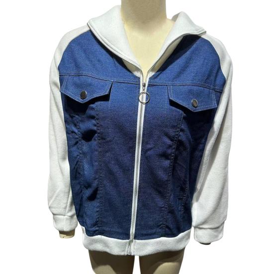 Podzim Zima Ženy Bunda Barevně ladící Kapsy na zip Cardigan Dlouhé rukávy Patchwork Raglánový límec na ramenou Límec na běžné denní nošení Kabát
