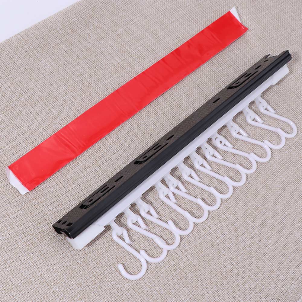 Stainless Steel Wall-mounted Jewelry Display Plastic Bracelet Necklace Watch Key Storage Cabinet